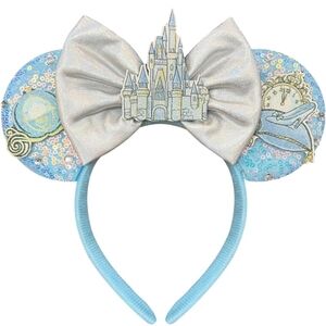 Disney Enchanted Castle Blue and Silver Headband